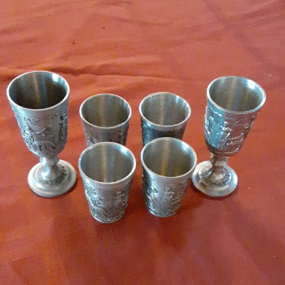 Silver Goblet Set